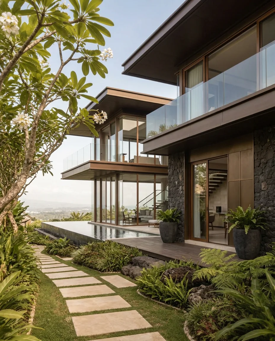 Ridge House villa overlooking the Davao highlands