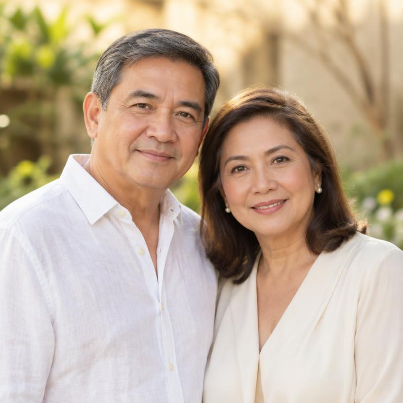 Portrait of Ramon & Cecile Abad